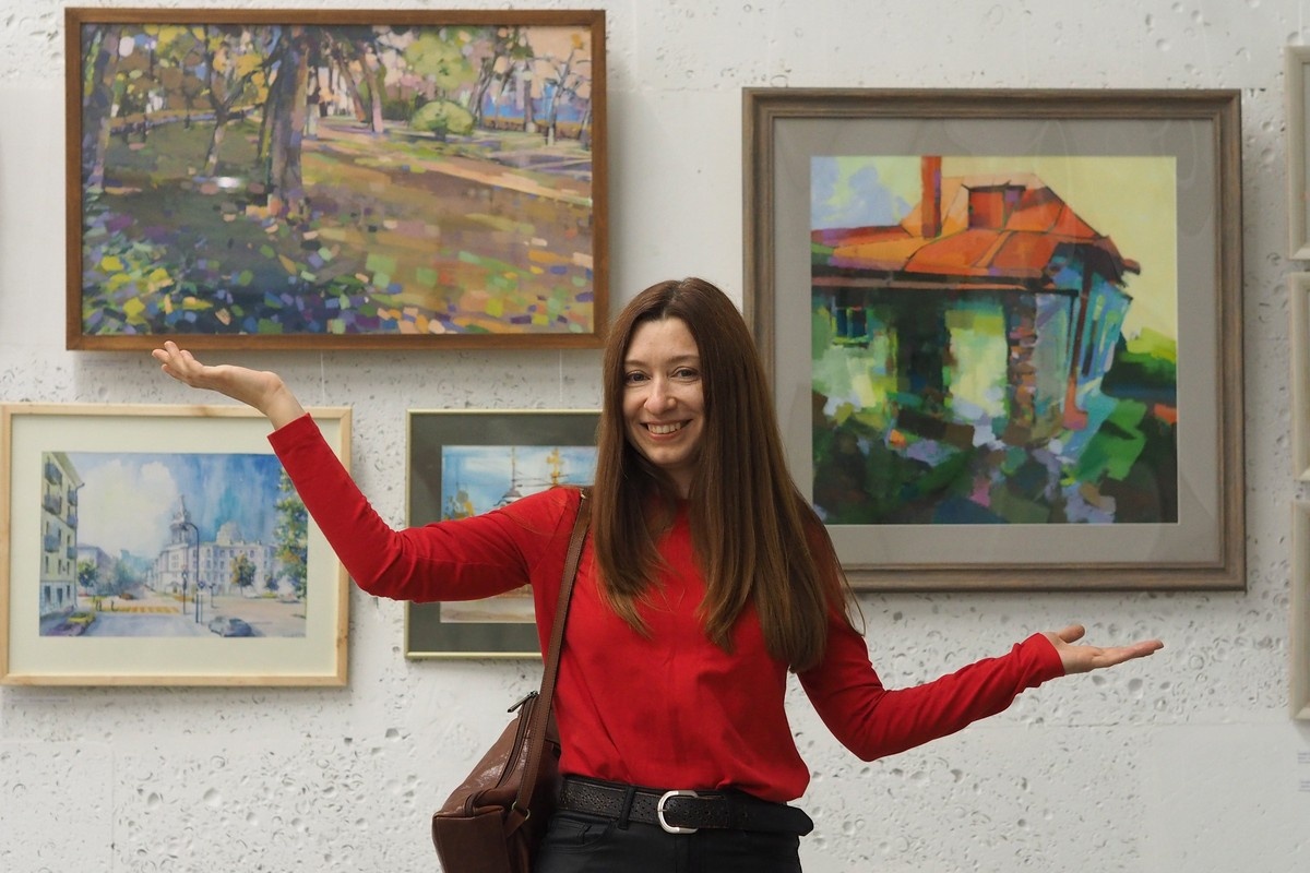 Ольга Бражникова часто участвует в воронежских выставках картин