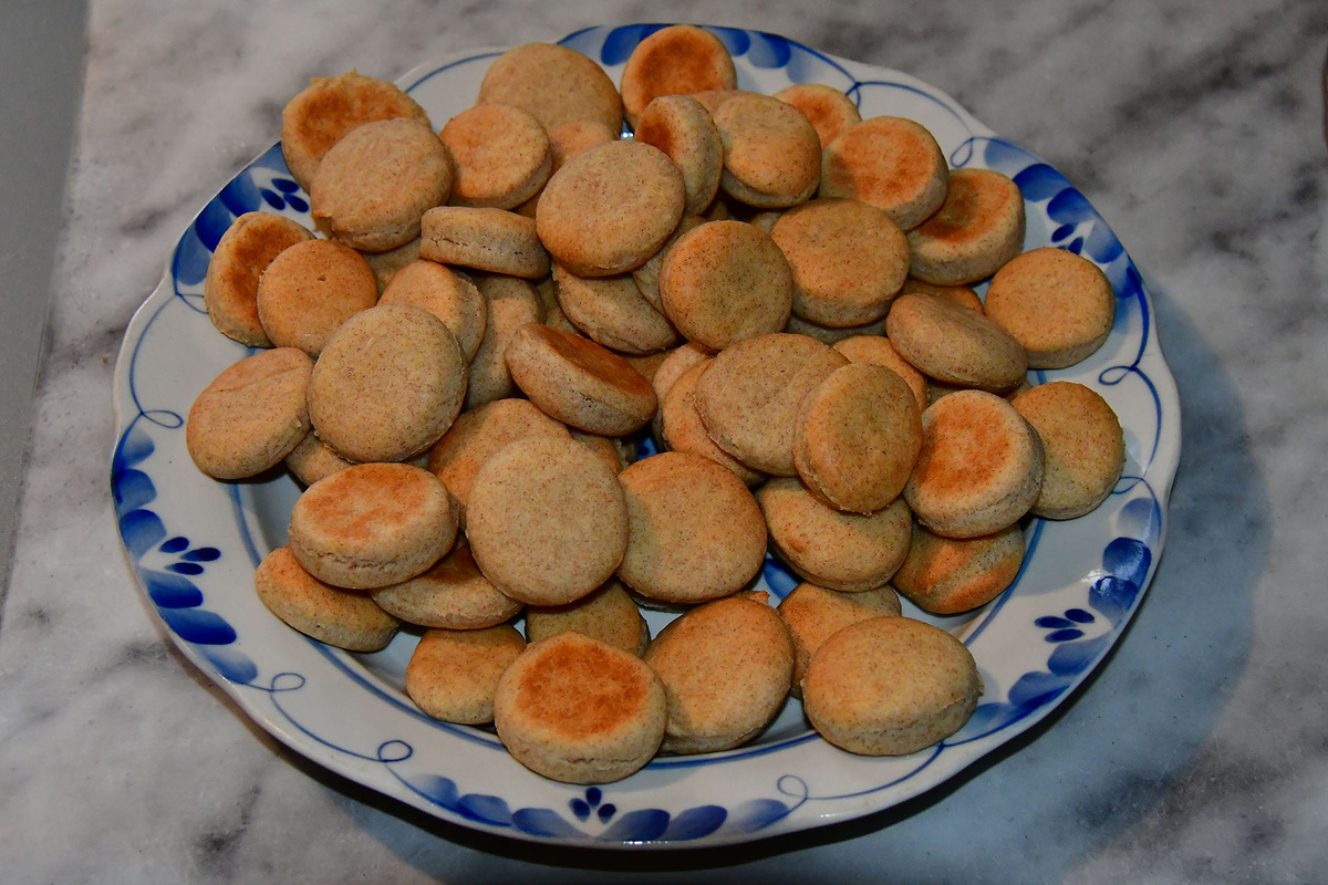 Печенье из пшеничной и ржаной муки