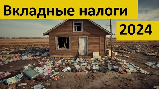 Какой налог с вкладов нужно будет заплатить в 2024 году ? Банковские депозиты и инвестиции в акции