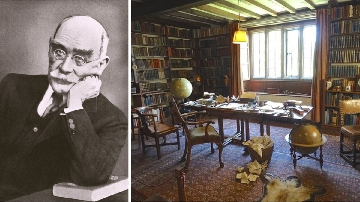 Кабинет-библиотека самого молодого лауреата Нобелевской премии по литературе – Редьярда Киплинга. Фото из открытых источников.