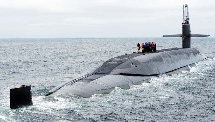 Подводная лодка ВМС США класса «Огайо». Фото. ВМС США