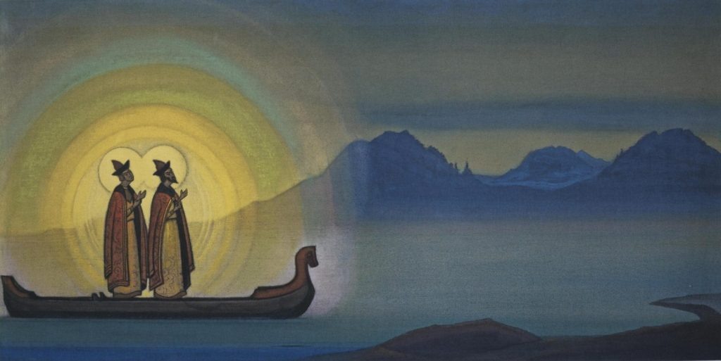 Н. Рерих "Борис и Глеб"