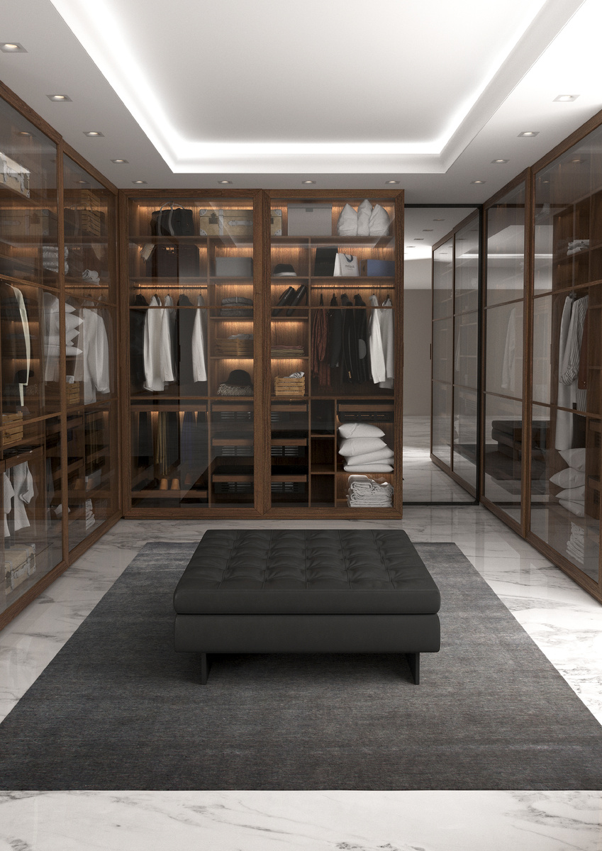 Гардеробная Black and white Marti casa