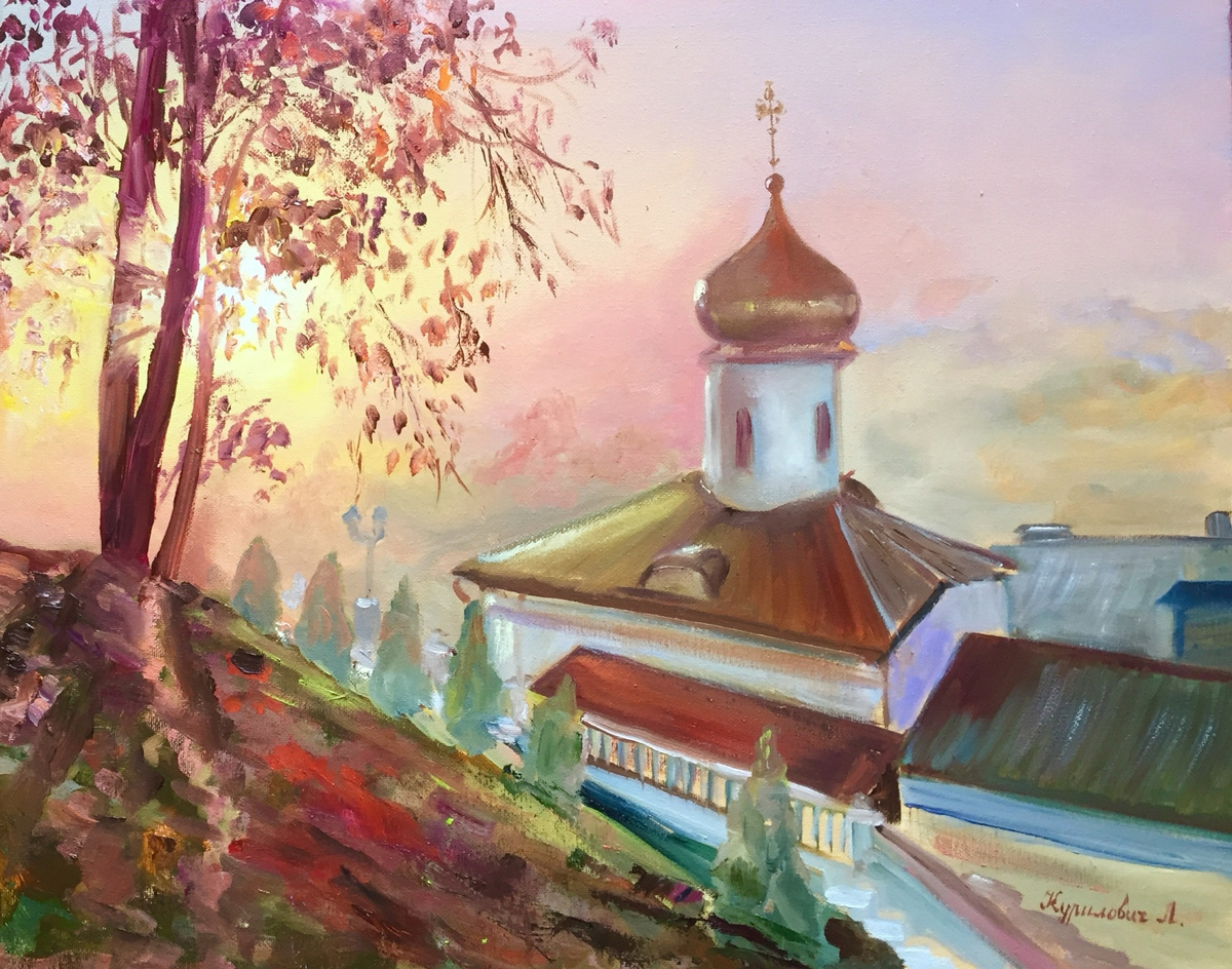 Курилович Людмила. Ранее утро в Витебске. Свято-Данилов монастырь