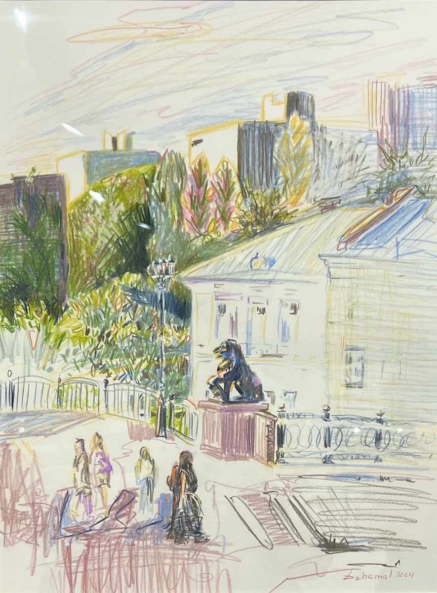 Dzhemal. Витебск, Пушкинский мост. 42х30
