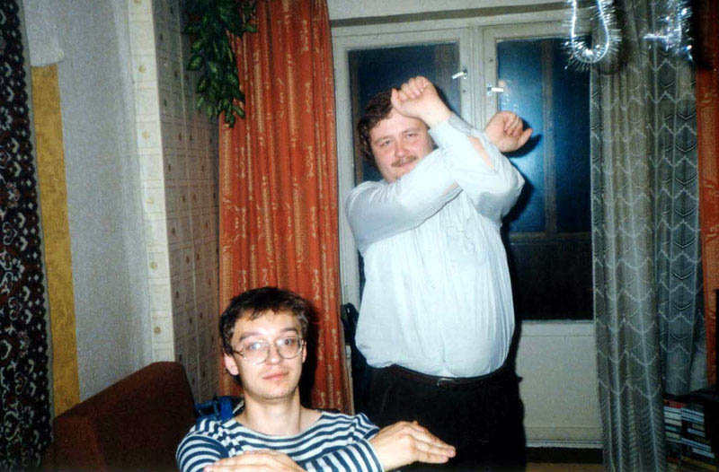 Борис Усов (СЕ), Алексей Фомин (МИНИСТЕРСТВО ЛЮБВИ). Фото из ВК группы СОЛОМЕННЫЕ ЕНОТЫ