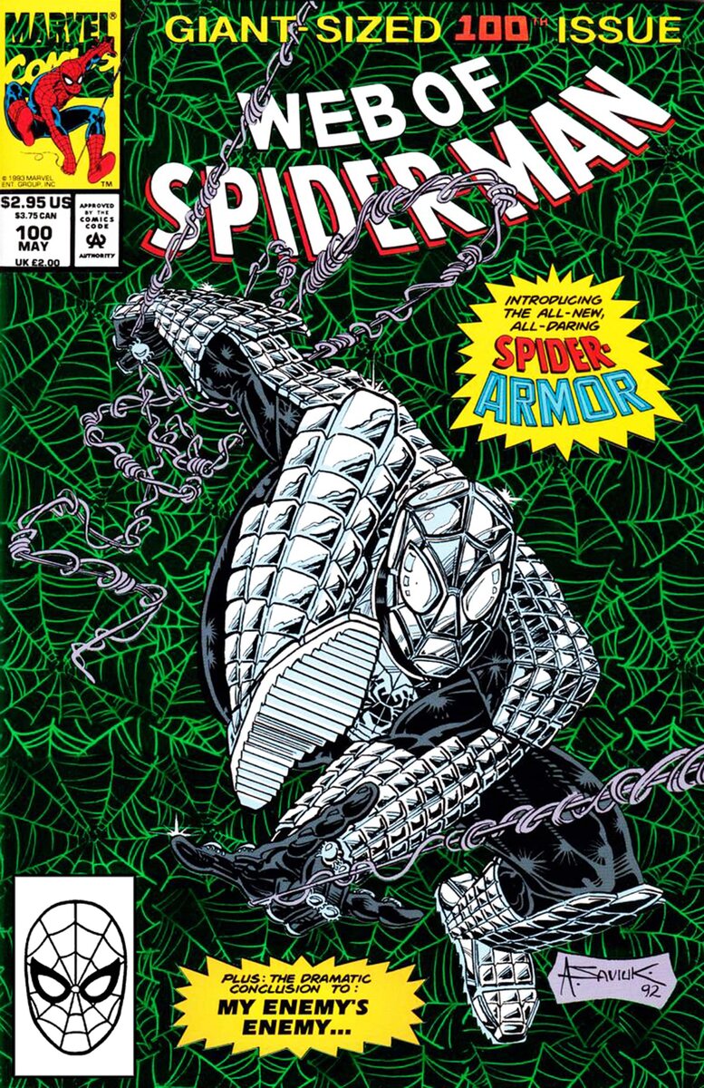 Web of Spider-Man (1985) #100                    Обложка с сайта marvel.com