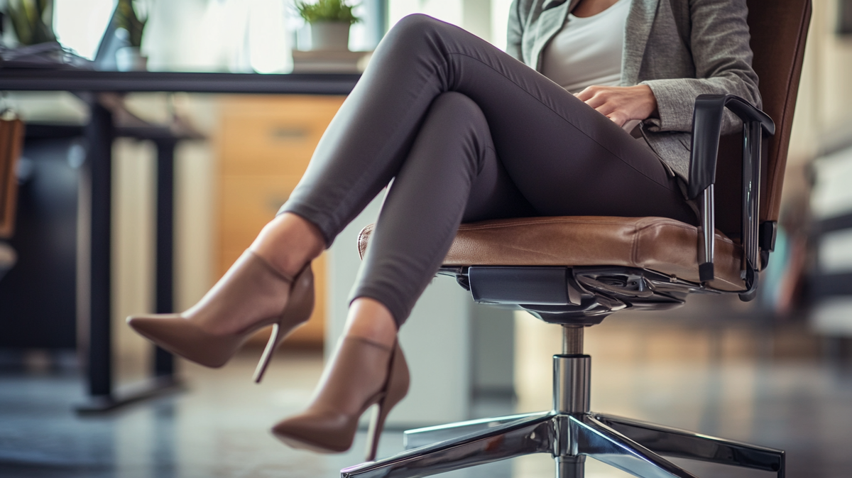 Лучше не сидеть нога на ногу при расширении вен...