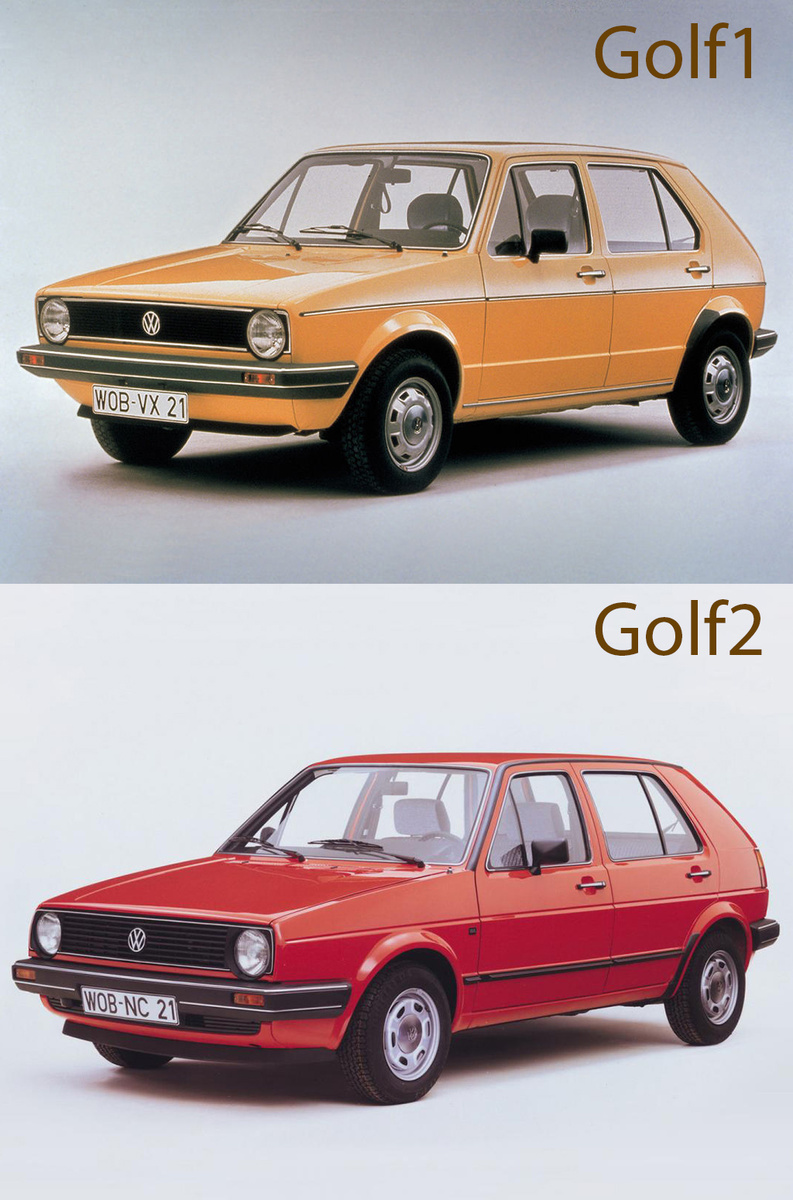 В момент презентации в 1983 году журналисты упрекали дизайнеров Volkswagen Golf 2 за самое ленивое обновление внешности.