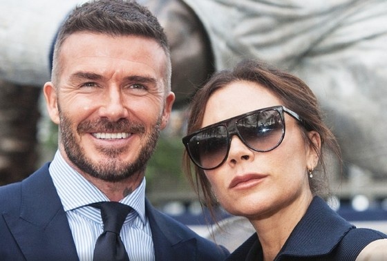    Дэвид и Виктория Бекхэм