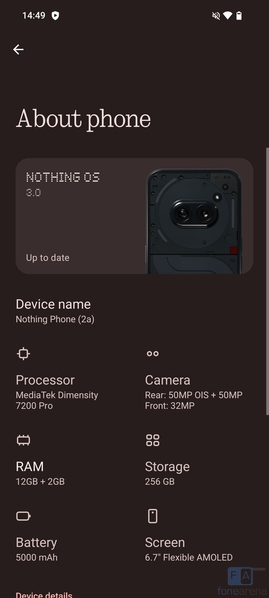    Nothing Phone (2a) получил прошивку на Android 15. Как установить и что нового?