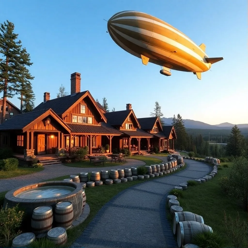 Таким пиврижабль представляет себе нейросеть. Фото: нейросеть Chad AI 