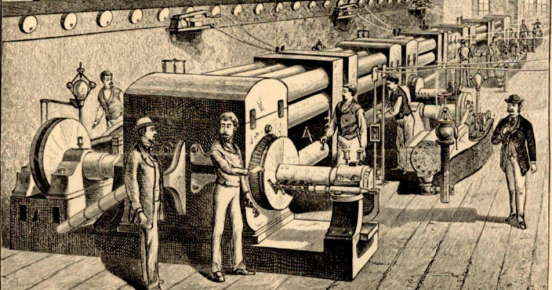 Машинный зал станции Перл-Стрит: https://sedov-05.livejournal.com/5102352.html