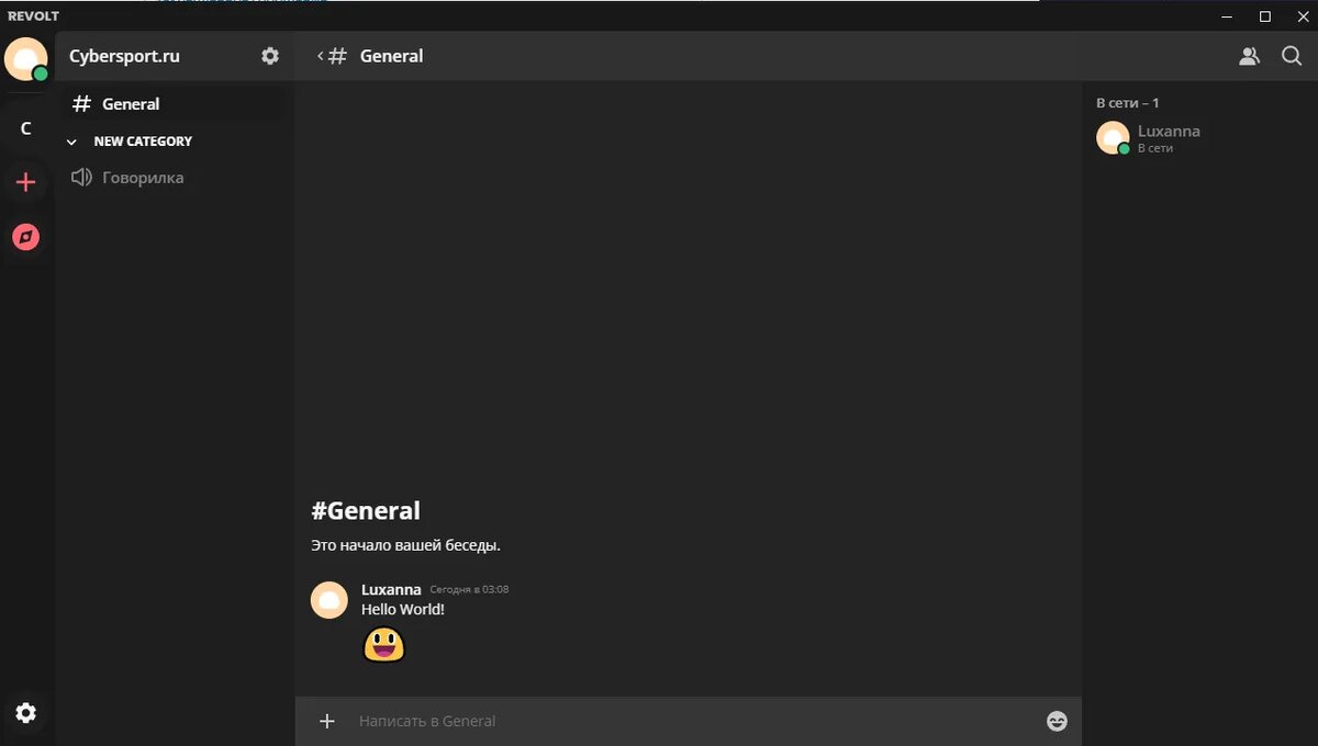 Это Revolt, а не Discord   📷