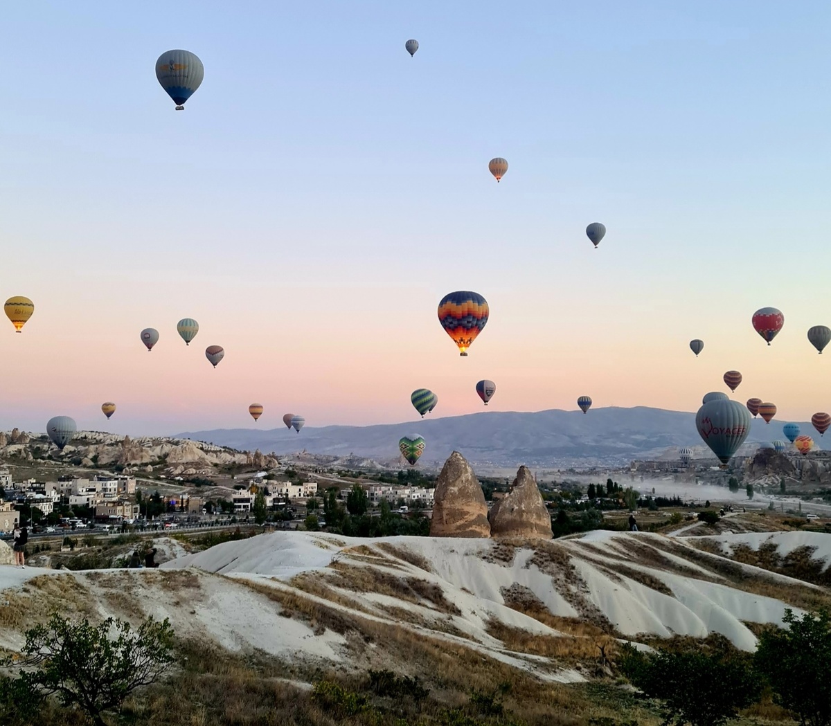 Рассвет в Гёреме октябрь 2024
