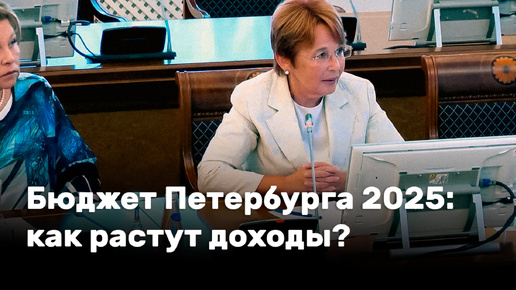 Бюджет Петербурга: 2025 как растут доходы?