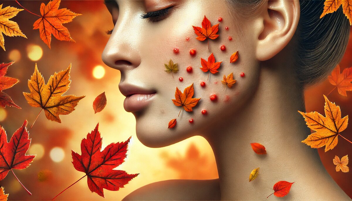 Как избежать появления прыщей осенью