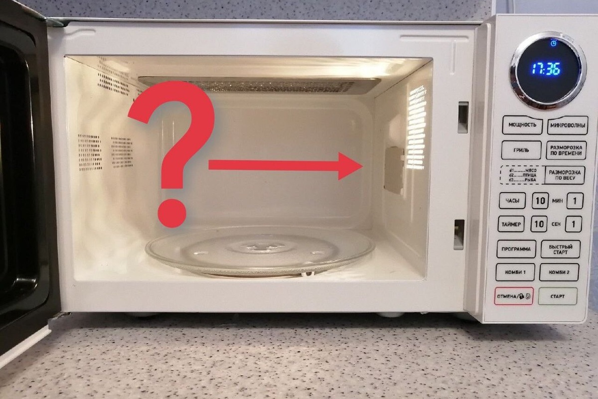     Для чего в микроволновке нужна прямоугольная картонка