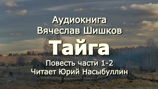 Аудиокнига В.Я.Шишков Повесть _Тайга_ от автора романа _Угрюм река_ Читает Ю.Насыбуллин. (1)