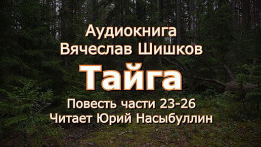 Аудиокнига В.Я.Шишков Повесть _Тайга_ Части 23-26 от автора романа _Угрюм река_ Читает Ю.Насыбуллин. (1)