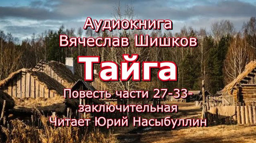 Аудиокнига В.Я.Шишков Повесть _Тайга_ Части 27-33 - заключительная Читает Ю.Насыбуллин. (1)