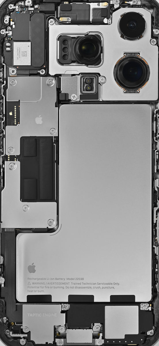    Инженеры iFixit создали «рентгеновские» обои для iPhone 16