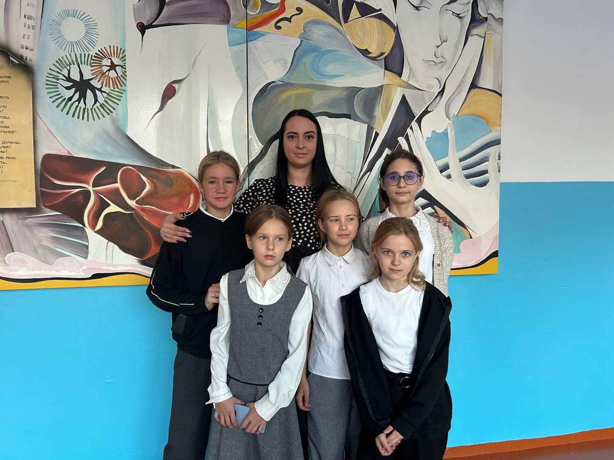 Татьяна Карпова с учениками