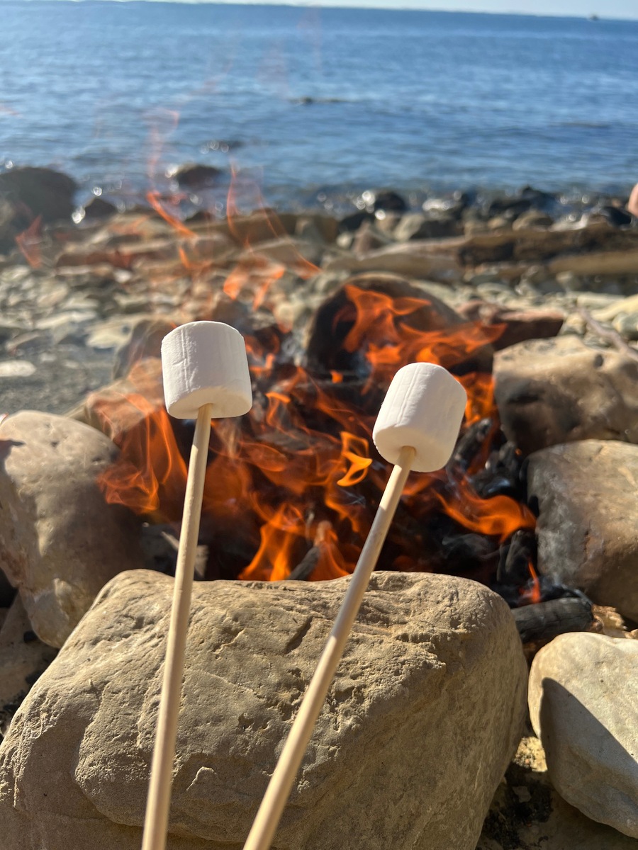 А вы знали, что если жарить маршмеллоу у моря, то он будет вкуснее?
