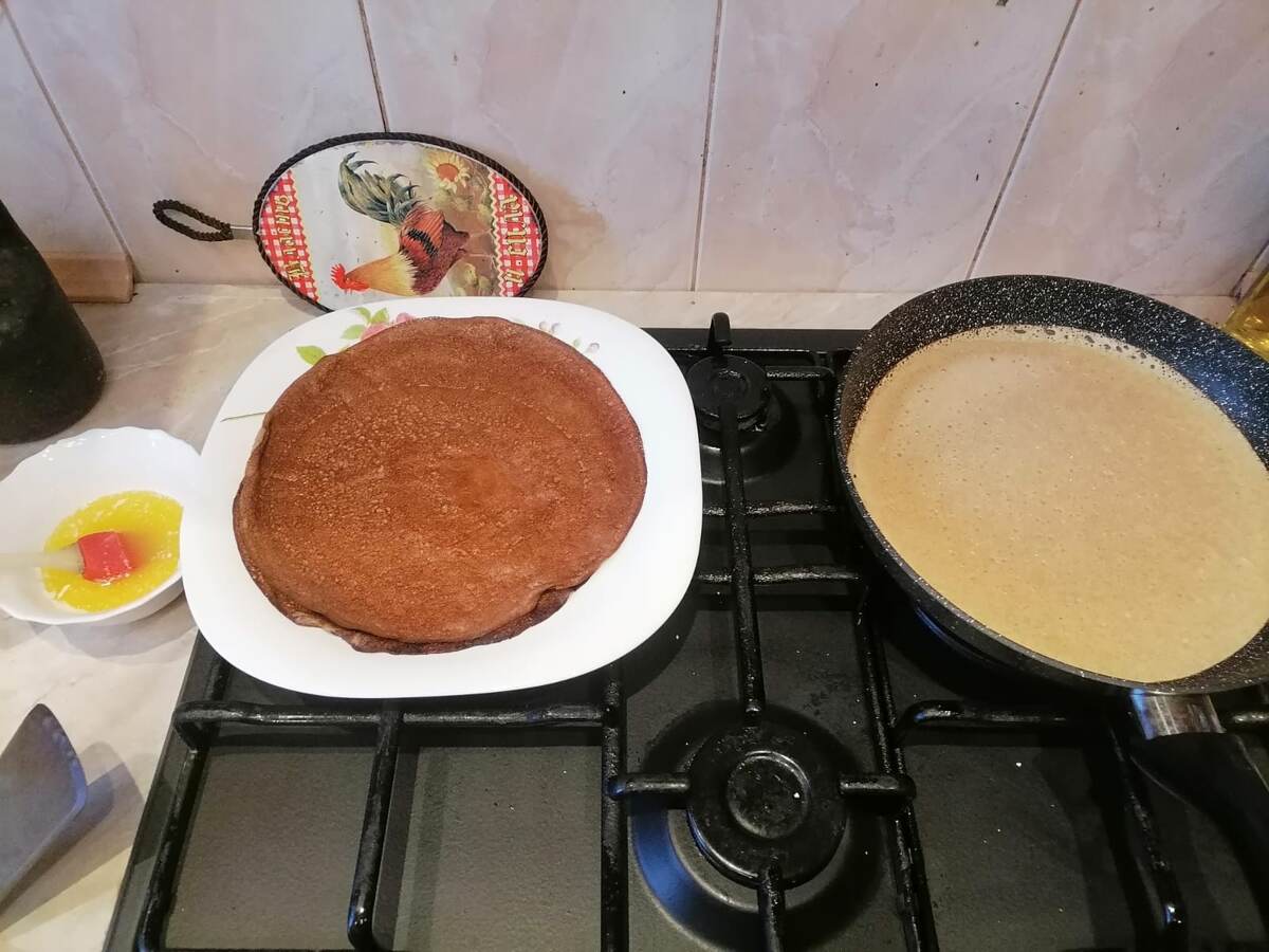 Блинчики ржаные.