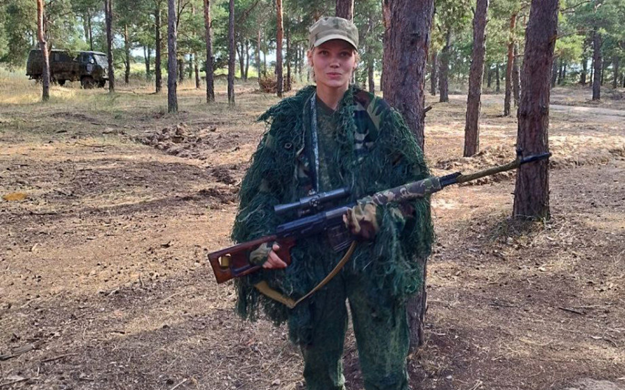 Никогда не думала, что хорошо ориентируюсь на местности, продолжает рассказ боец Алекс. Фото: из личного архива Марты Макаровой