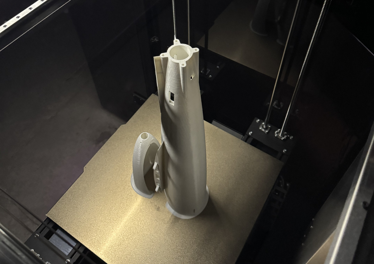 3D печать крупногабаритных изделий быстро и с высоким качеством из инженерных полимеров