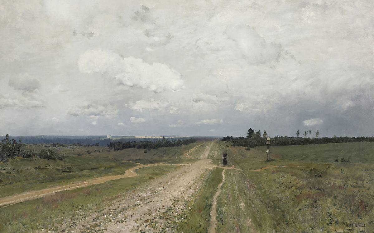 «Владимирка», Исаак Левитан