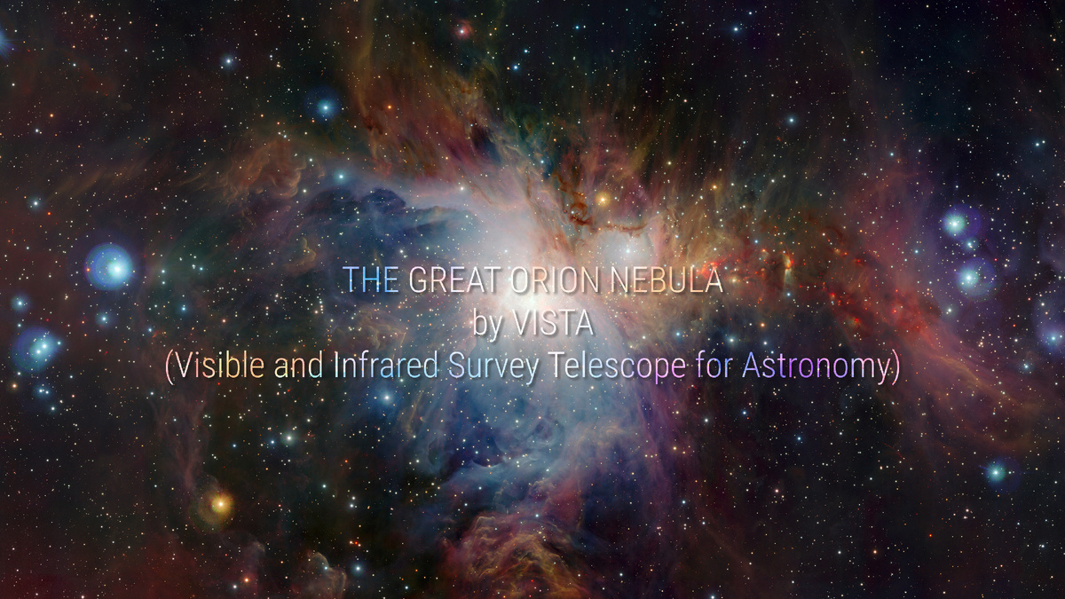 The Great Orion Nebula by VISTA