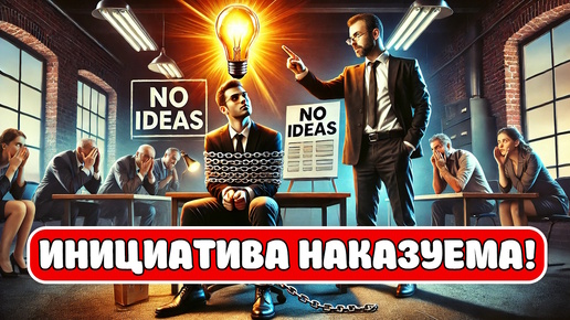 Инициатива от подчинённого - страх потери власти для начальника! #психология #работа #бизнес