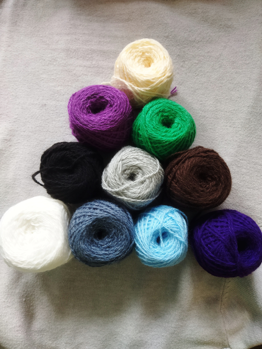 Набор акриловой пряжи