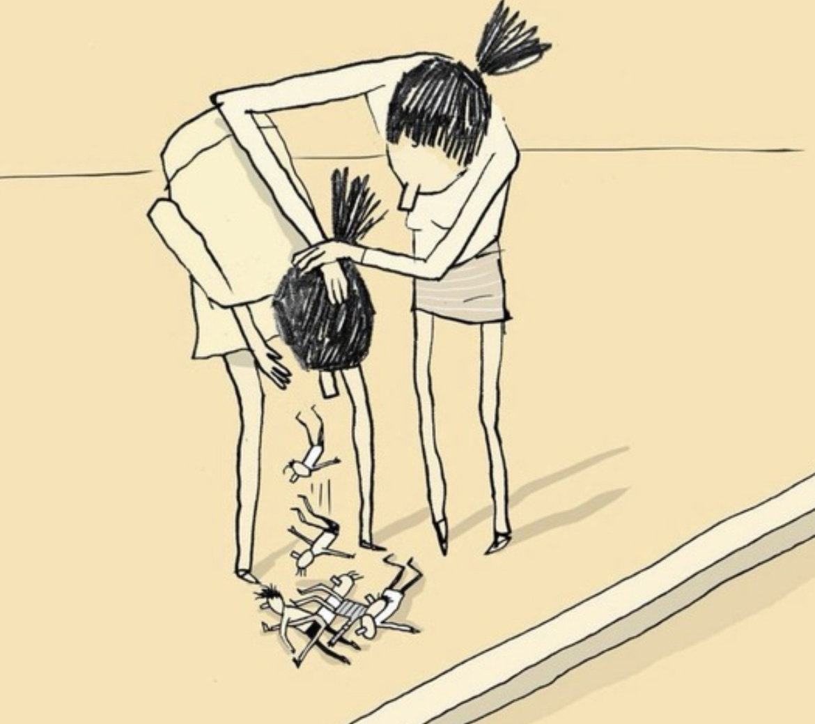 На этой картинке я с самой собой …