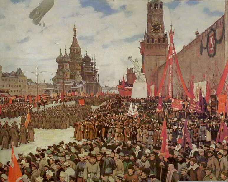 Константин Юон. «Парад Красной армии». 1923