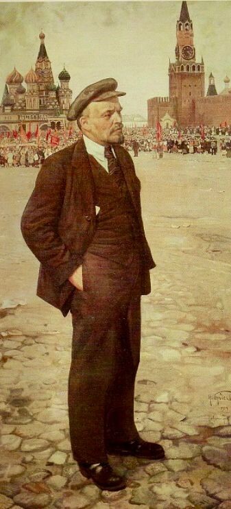 Исаак Бродский. «Ленин на Красной площади». 1924