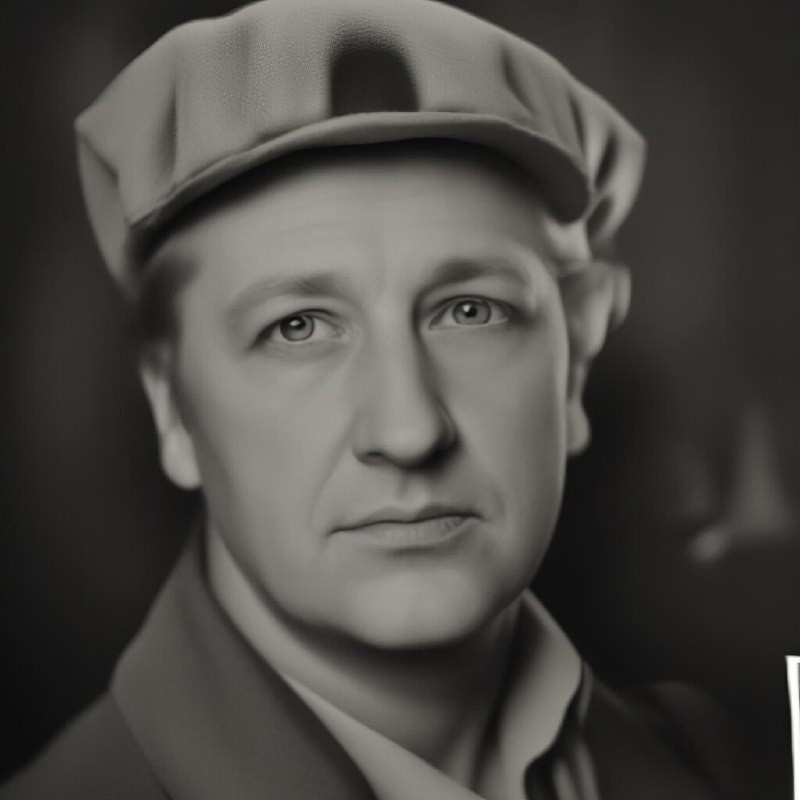 НЕйросеть таким увидела моего деда.Личный архив