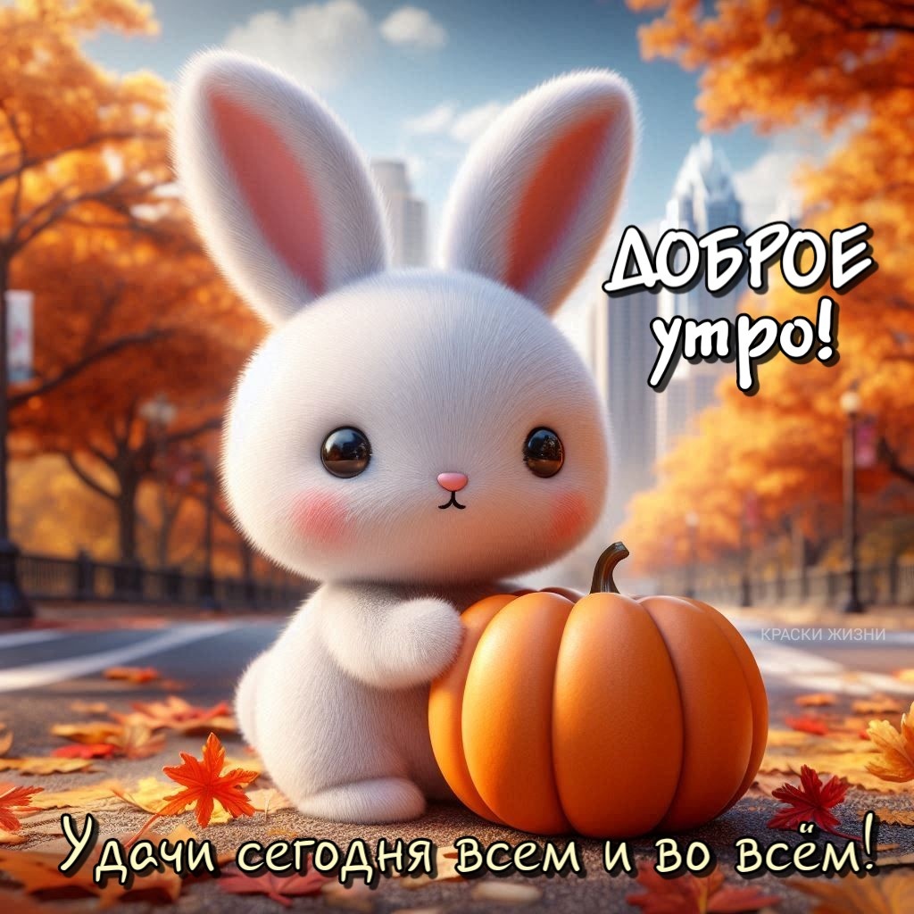 Доброе утро! Удачи сегодня всем и во всём!