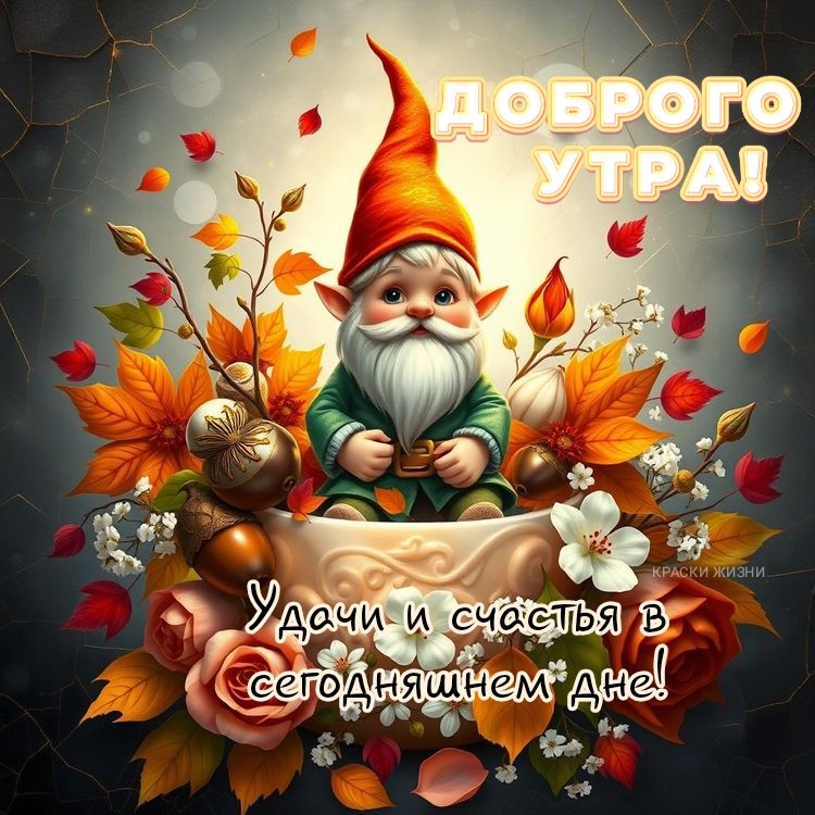 Доброго утра! Удачи и счастья в сегодняшнем дне!