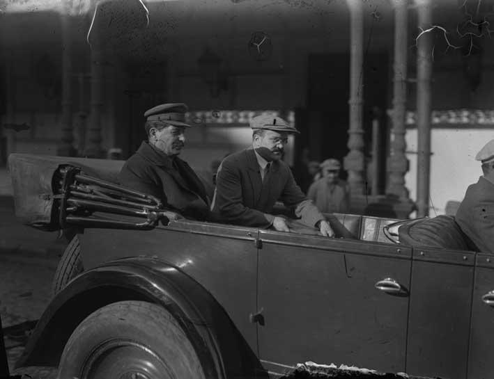В.М.Молотов и И.В.Сталин. 1929.