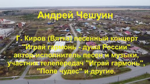 Концерт гармониста Чешуина. А. (Троицкий, Талицкий район, Свердловская область)