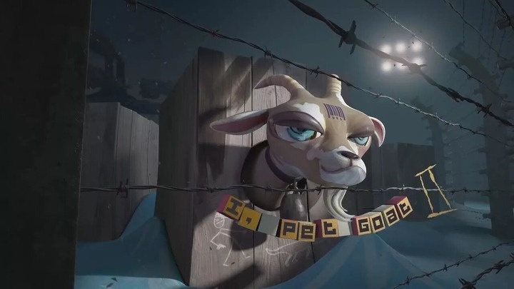 Кадр из анимационного масонского фильма "I, pet goat II" (Я домашний козёл 2 или, по игре слов, в английском языке, я тоже (two - 2, too - тоже, произносится одинаково) домашний козёл). Наше возможное будущее, если...