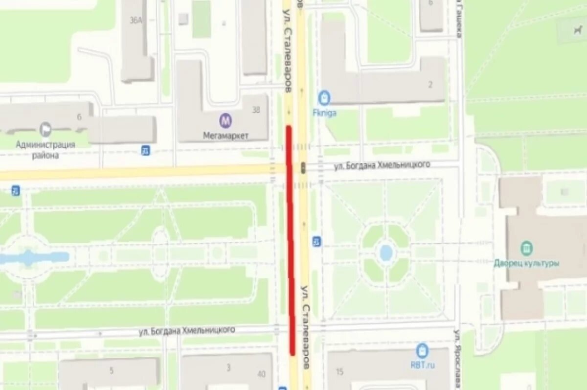    В Челябинске закроют перекресток Сталеваров и Богдана Хмельницкого