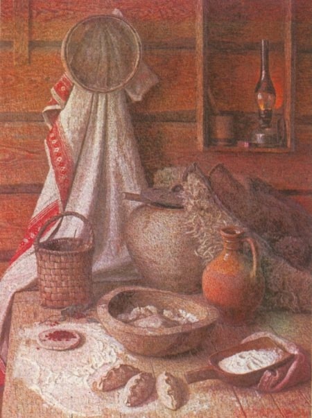  А. Коняшин. Пироги с калиной, 1980 г.