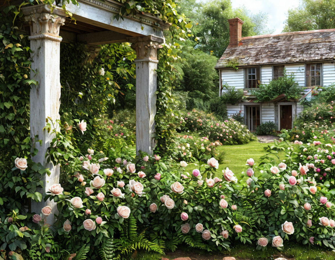 запрос был тот же, но добавила деревянный белый обелиск опору и домик вдали