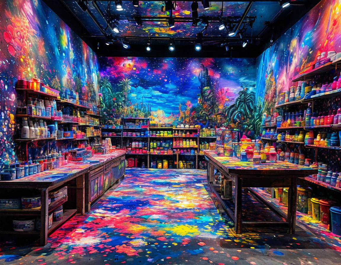 Флуоресцентные и люминесцентные краски