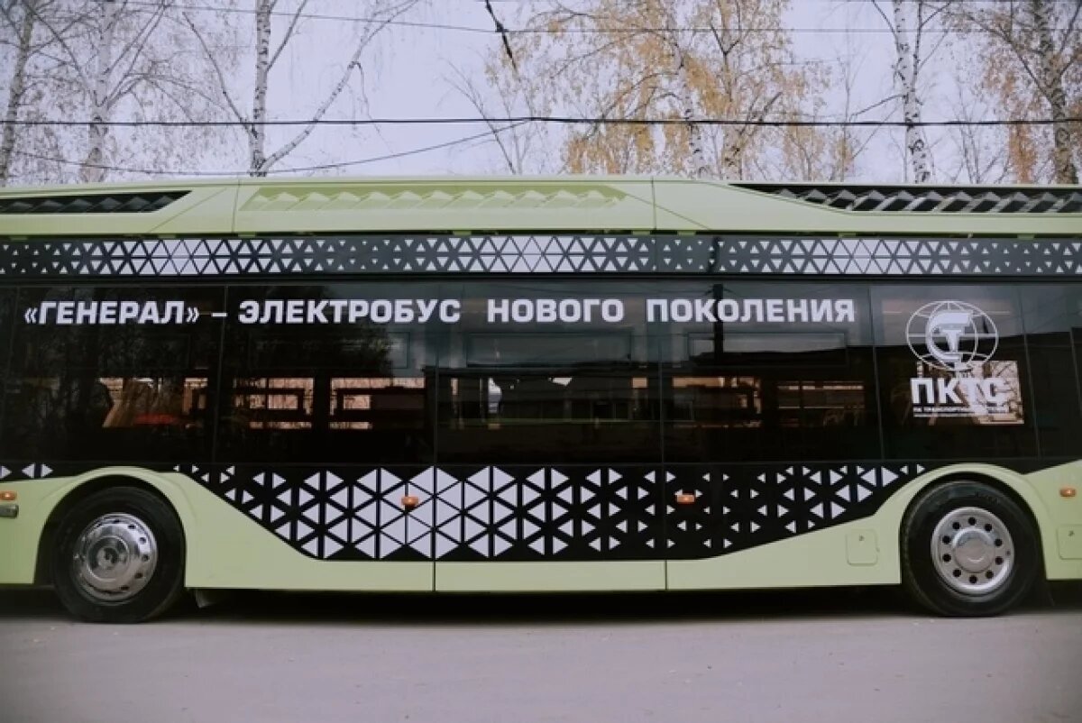    По улицам Томска проехал первый электробус «Генерал»: фото