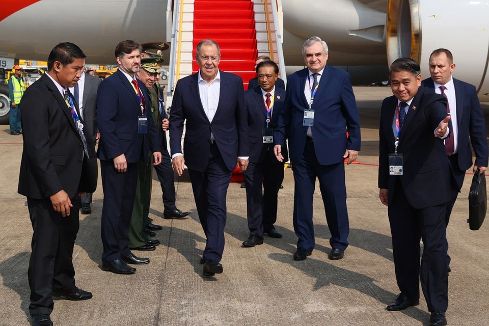    Глава МИД Лавров прибыл в Лаос на саммит ВАС. Фото: t.me/MID_Russia